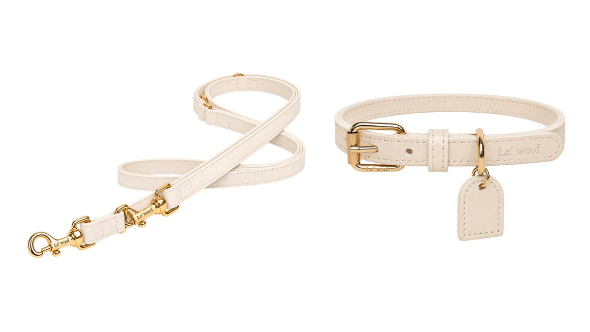 Crème Nomade Collar & Leash